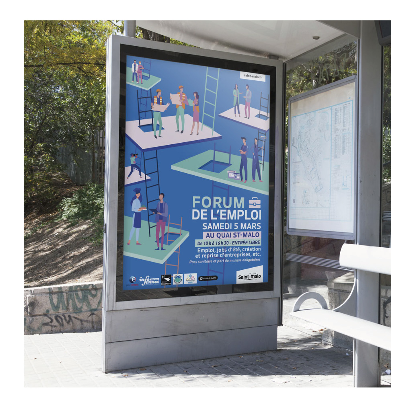 affiche forum de l'emploi 2020