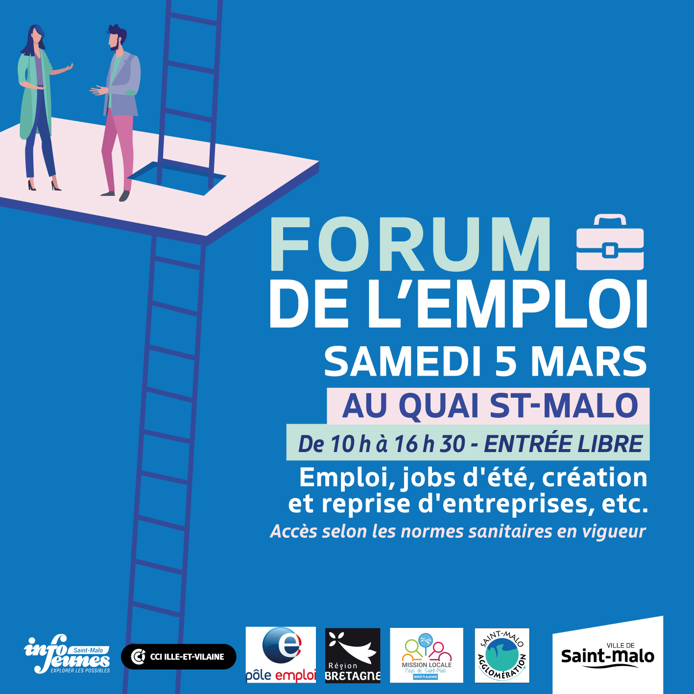 affiche forum de l'emploi 2020